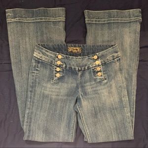 Seven7 button front jeans
